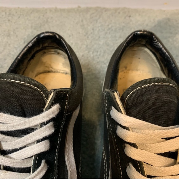 VANS Old Skool Classic Black / White Low Top Women’s Size 7.5 Men’s 6 Preowned - Picture 3 of 16